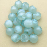 16mm 200pcs Luminous Effect Powder Slippery Ball Beads Necklace Earrings DIY