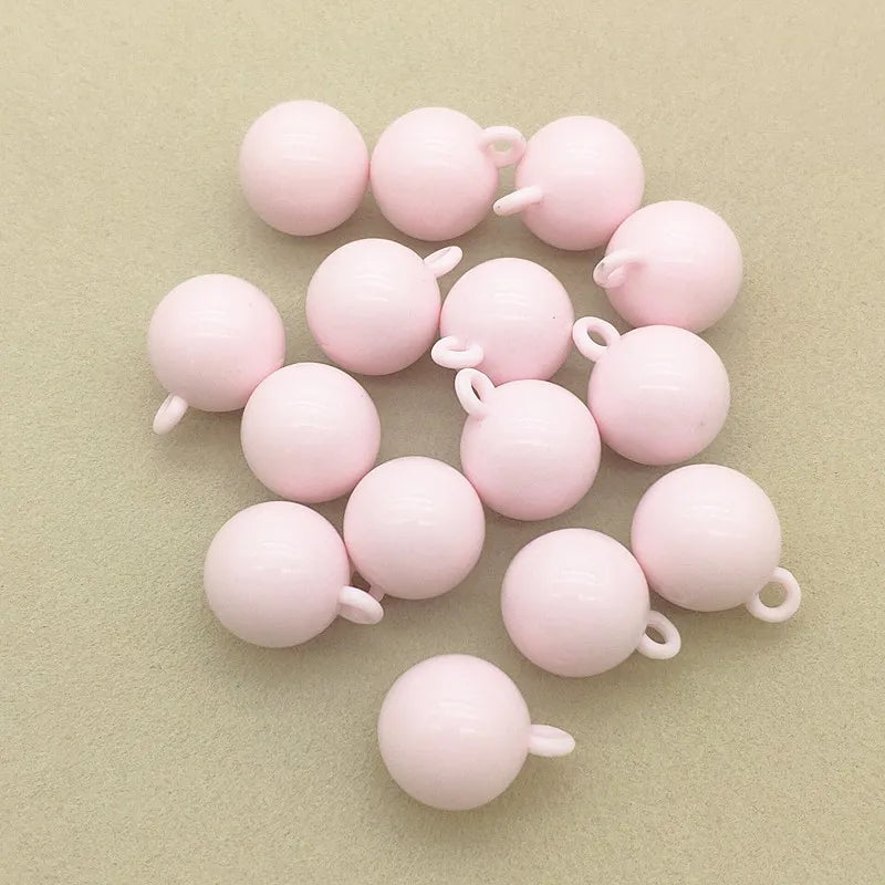 16mm 200pcs Slippery Ball-Shape Beads Jewelry Findings DIY Parts