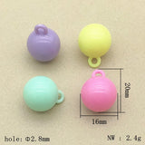 16mm 200pcs Slippery Ball-Shape Beads Jewelry Findings DIY Parts