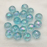 UV Effect Faceted Round Beads 16mm 200pcs for DIY Jewelry