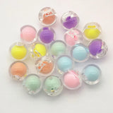 220Pcs Clear Ball-Shape Beads for DIY Jewelry - 16mm