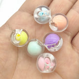220Pcs Clear Ball-Shape Beads for DIY Jewelry - 16mm