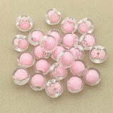 220Pcs Clear Ball-Shape Beads for DIY Jewelry - 16mm