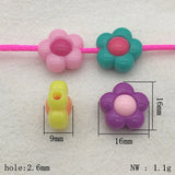16mm 440pcs Double Flower Beads for Jewelry Making DIY Parts