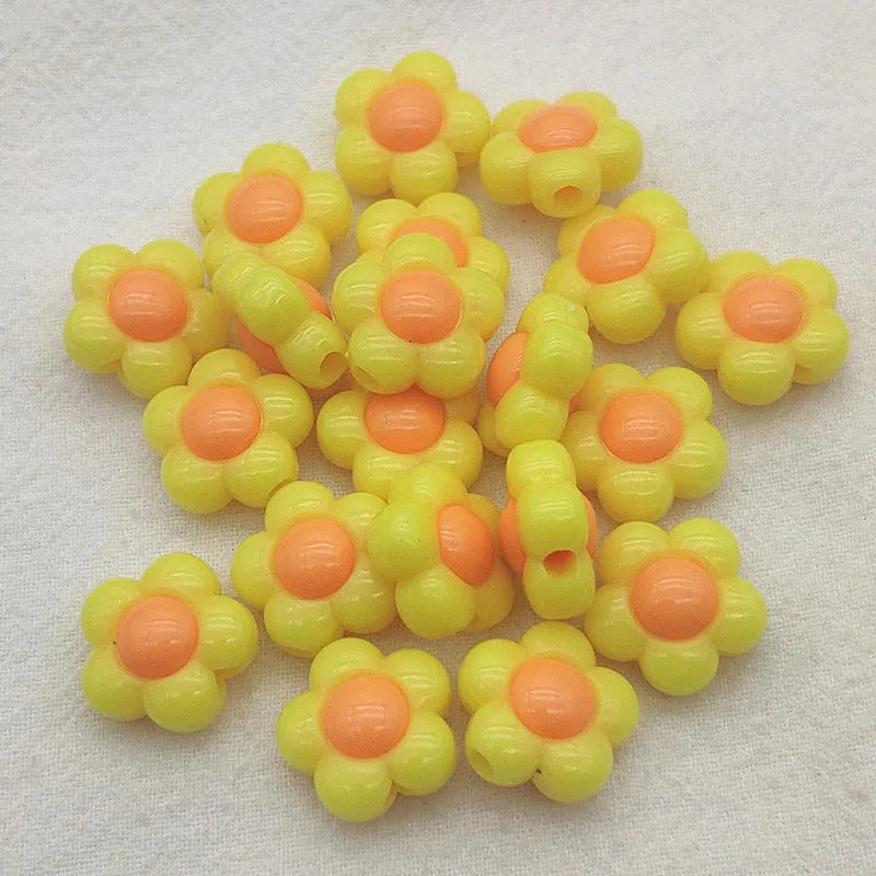 16mm 440pcs Double Flower Beads for Jewelry Making DIY Parts