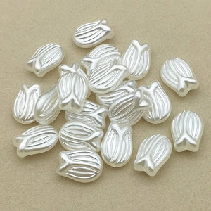 650pcs Pearls Tulips Beads Necklace/Earrings DIY Parts