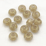 300pcs Bronzing Effect Lantern Beads for DIY Jewelry