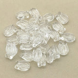 650pcs Clear Acrylic Tulip Flower Beads DIY Earrings/Necklace