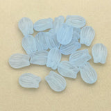 650pcs Clear Frosted Tulip Acrylic Beads DIY Jewelry Findings