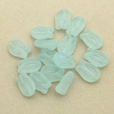 650pcs Clear Frosted Tulip Acrylic Beads DIY Jewelry Findings