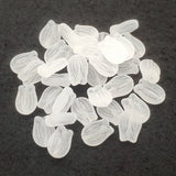 Clear Frosted Tulip Flower Beads DIY Parts 650pcs
