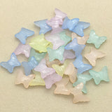 Jelly Effect Butterfly Beads, 750pcs, Jewelry Findings