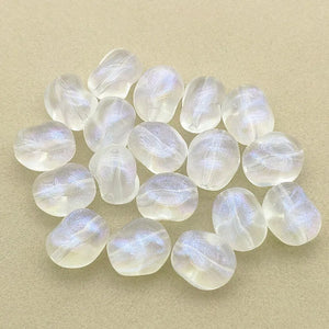 300pcs Clear Magic Lentil Beads Necklace Earrings DIY