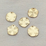 Brass Petal Pendants 100pcs DIY Jewelry Findings