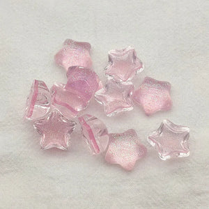 100pcs 16x17mm Arrival Built-in Powder Star Beads For Hairpins DIY Parts