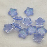 100pcs 16x17mm Arrival Built-in Powder Star Beads For Hairpins DIY Parts