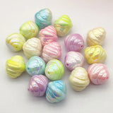 UV Aurora Effect Conch Beads 100pcs For DIY Jewelry, Findings&Components