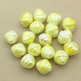 UV Aurora Effect Conch Beads 100pcs For DIY Jewelry, Findings&Components