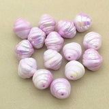 UV Aurora Effect Conch Beads 100pcs For DIY Jewelry, Findings&Components