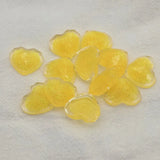 Arrival! 16x19mm 100pcs Flat Bottom Heart Beads For Hairpins DIY Parts