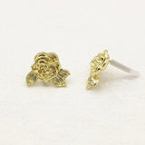 Arrival! 16x21mm 100pcs Zinc Alloy Ear Stud, DIY Earring Parts