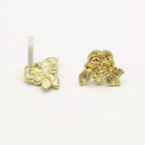 Arrival! 16x21mm 100pcs Zinc Alloy Ear Stud, DIY Earring Parts