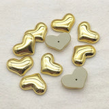 UV Flat Heart Beads For DIY Jewelry Making