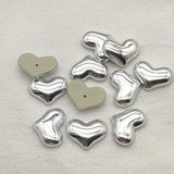 UV Flat Heart Beads For DIY Jewelry Making