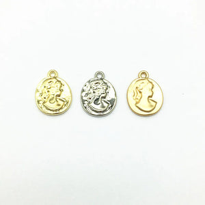 Arrival! 17x13mm Oval Shape Charm for Earring DIY Parts