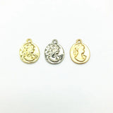 Arrival! 17x13mm Oval Shape Charm for Earring DIY Parts