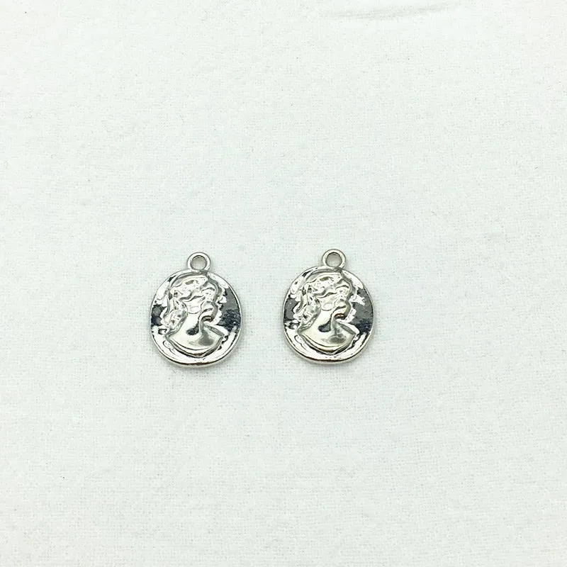 Arrival! 17x13mm Oval Shape Charm for Earring DIY Parts