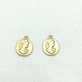 Arrival! 17x13mm Oval Shape Charm for Earring DIY Parts