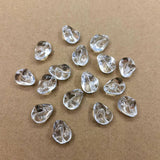 Clear Lentils-shape Beads 440pcs for Necklace Earring DIY Parts