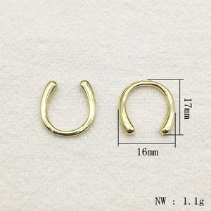 100pcs Zinc Alloy Ear clip/Charm for Necklace Earring DIY Parts