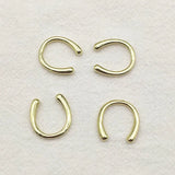 100pcs Zinc Alloy Ear clip/Charm for Necklace Earring DIY Parts