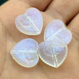 Clear Magic Heart Beads 350pcs DIY Jewelry Findings Components