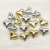 UV Heart Beads 100pcs For DIY Jewelry Making