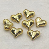 UV Heart Beads 100pcs For DIY Jewelry Making