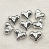 UV Heart Beads 100pcs For DIY Jewelry Making