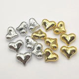 UV Heart Beads 100pcs For DIY Jewelry Making