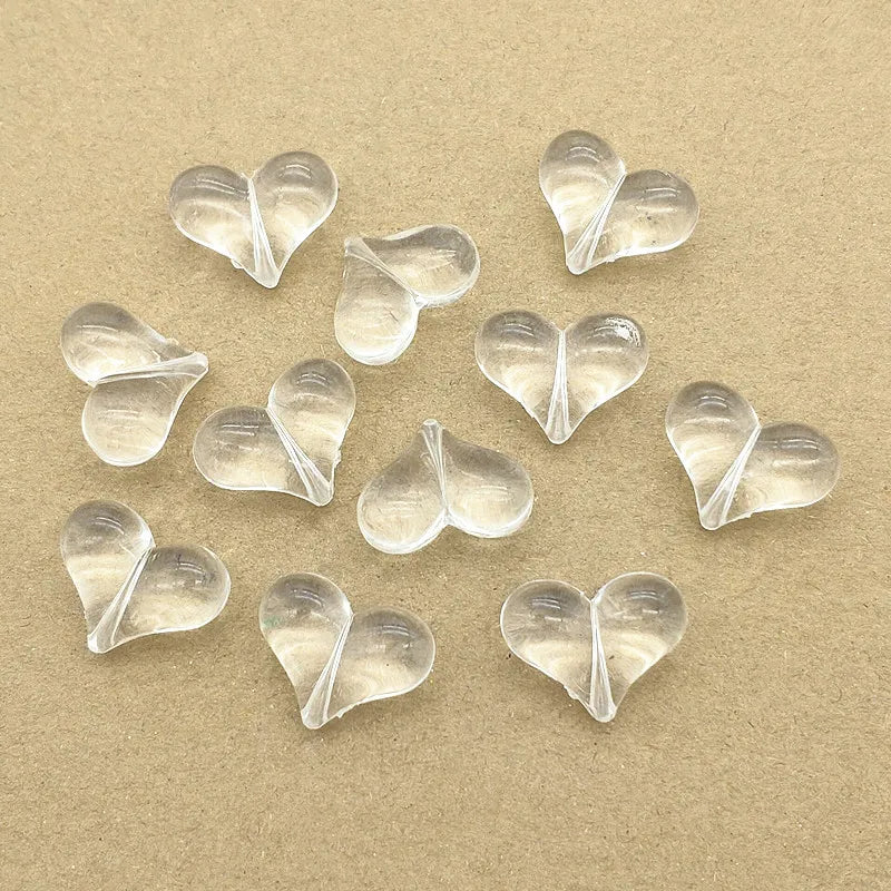 Clear Heart Beads 250pcs Bracelet DIY Jewelry Findings