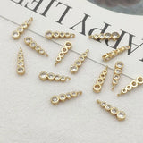 CZ Copper Charm 50pcs DIY Jewelry Findings