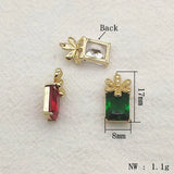 Real Flower Crystal Charm for DIY Jewelry Findings