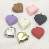 100pcs Zinc Alloy Heart Charm Pendants DIY Jewelry Making