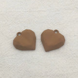100pcs Zinc Alloy Heart Charm Pendants DIY Jewelry Making