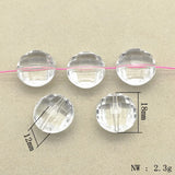 Clear Acrylic Faceted Beads DIY Jewelry Findings