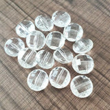 Clear Acrylic Faceted Beads DIY Jewelry Findings