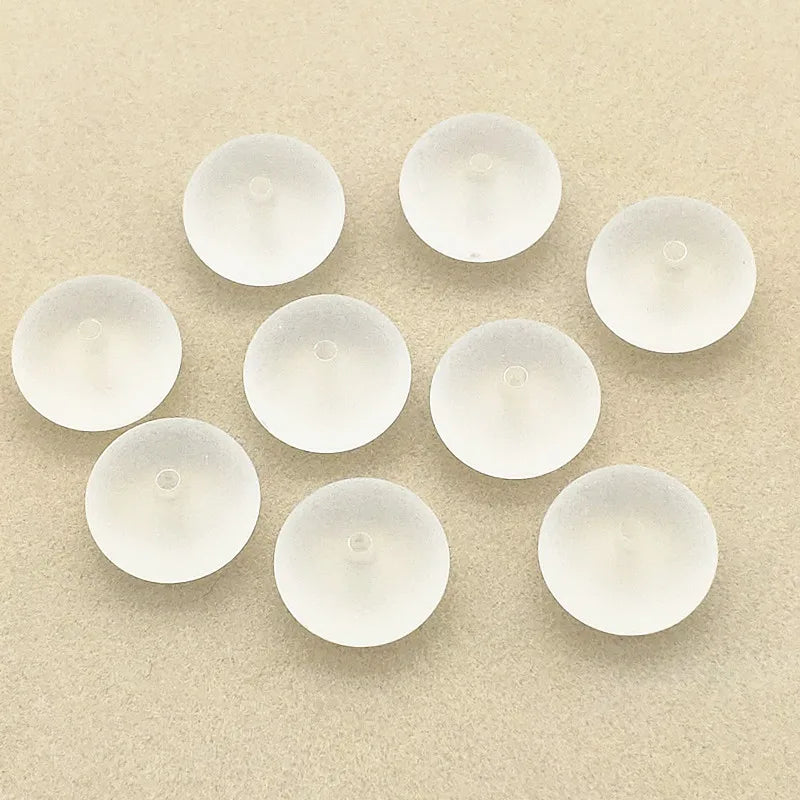 Clear Acrylic Tire Shape Beads 200pcs