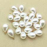200pcs Pearl Drop Charm DIY Jewelry Findings