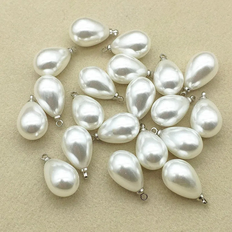 200pcs Pearl Drop Charm DIY Jewelry Findings